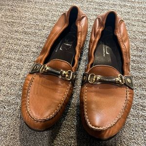 AGL size 39 brown leather loafer